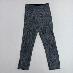 BEYOND YOGA High Rise Cropped Leggings Heather Grey Size Medium 21" Inseam